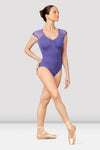 Mirella M5108LM Lace Short Sleeve Leotard